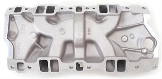Edelbrock ED21011 Edelbrock Performer Intake Manifold Chev SB 262-400 Sq Bore Polished ED21011