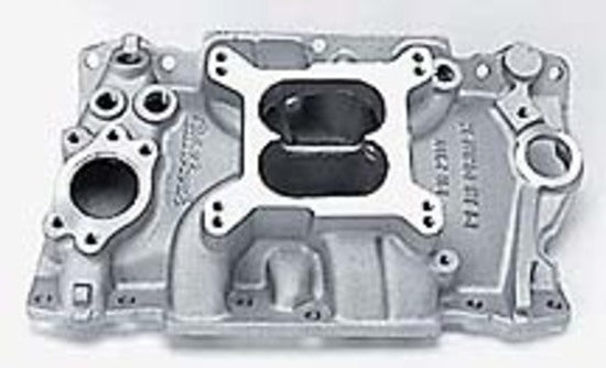 Edelbrock ED2111 Performer Intake Manifold Chevy V6 200-262, Idle - 5500 RPM, Dual Plane, Non-Egr ED2111