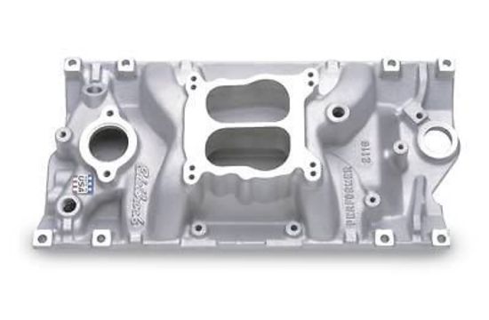 Edelbrock ED2116 Chev Vortec Performer Intake Manifold Natural Finish