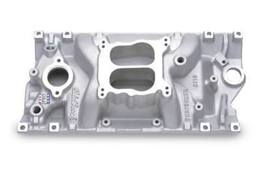 Edelbrock ED2116 Chev Vortec Performer Intake Manifold Natural Finish