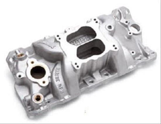 Edelbrock ED2506 Performer RPM Marine Intake Manifold Chev SB 305/350 Dual Plane