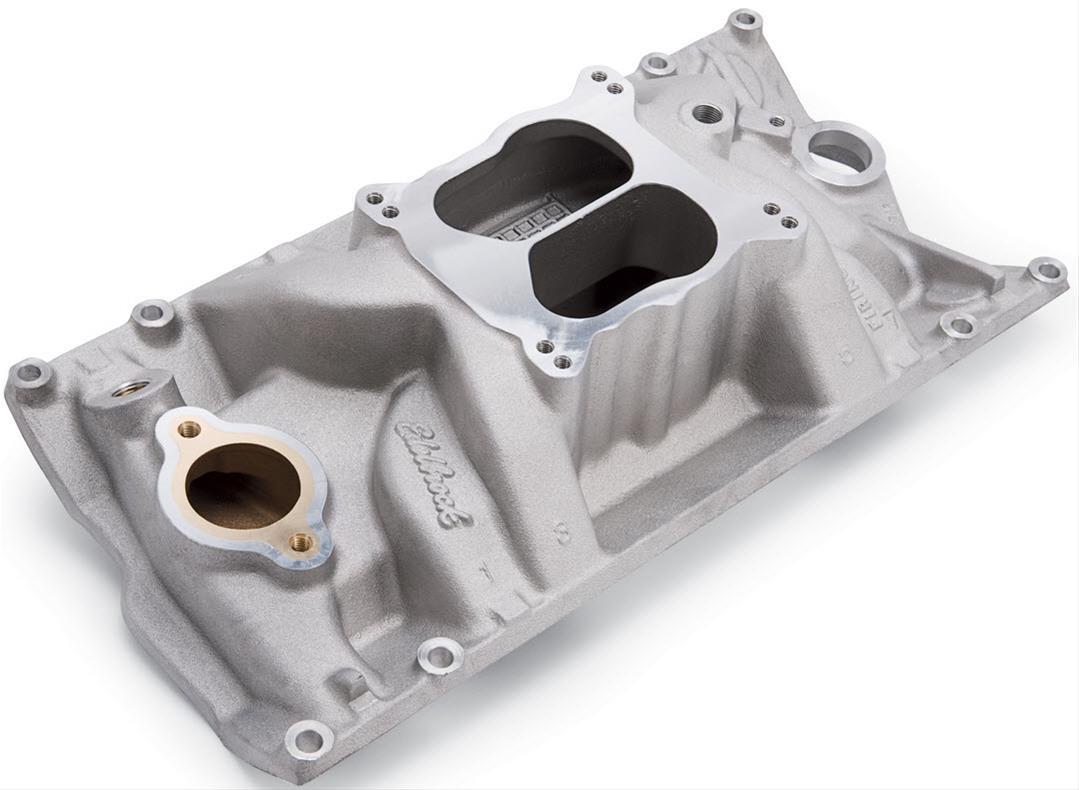 Edelbrock ED2516 Performer RPM Chev 350 Vortec Intake Manifold Dual Plane Marine