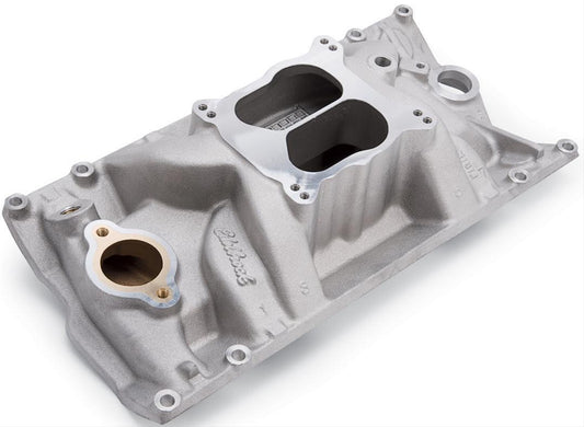 Chevy Small Block Gen I 350 Vortec Performer RPM Chev Intake Manifold Dual Plane Marine Edelbrock ED2516