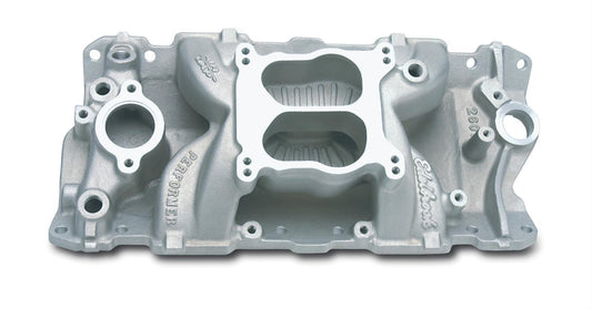 Edelbrock ED2601 Chev SB 262-400 Performer Dual Plane Air Gap Manifold