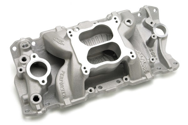 Edelbrock ED2604 Chev SB 1987-95 Dual Plane Performer Air-Gap Intake Manifold
