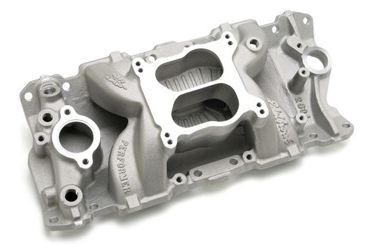 Edelbrock ED2604 Chev SB 1987-95 Dual Plane Performer Air-Gap Intake Manifold