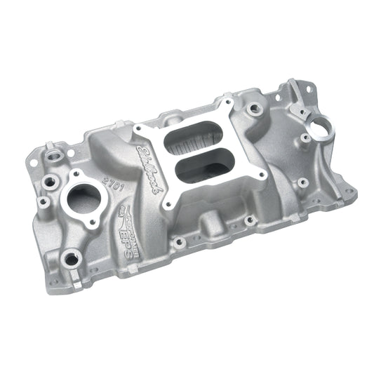 Chev Small Block Gen I 262-400 C.I.D Performer EPS Dual Plane Intake Manifold 0-5500RPM Edelbrock ED2701