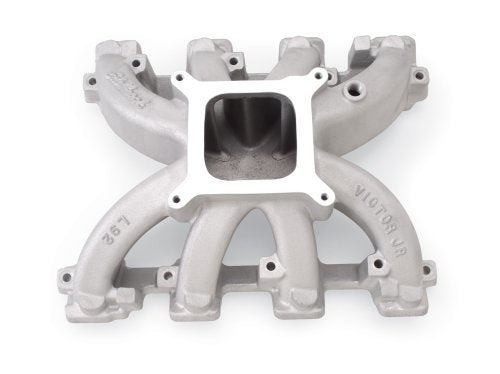 Edelbrock 28457 Victor Jr Small Block Chevy LS3/L92/L76 Intake Manifold Carbruetor