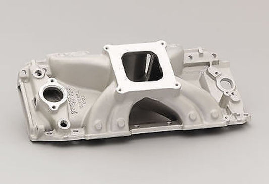 Edelbrock ED2902 Chev BB Intake Manifold Victor Jr. 454-R Single Plane Square Bore Standard Deck