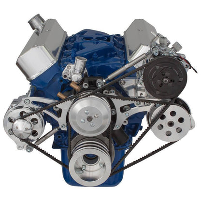 CVF Racing CVF-302-AC-SYSTEM 302-AC-SYSTEM Ford 289-302-351W V-Belt System - AC Alternator & Power Steering