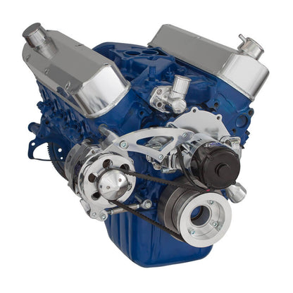 CVF 302-ALT-SYSTEM-EWP Ford 289-302-351W V-Belt System for Alternator Only w/ Electric Water Pump