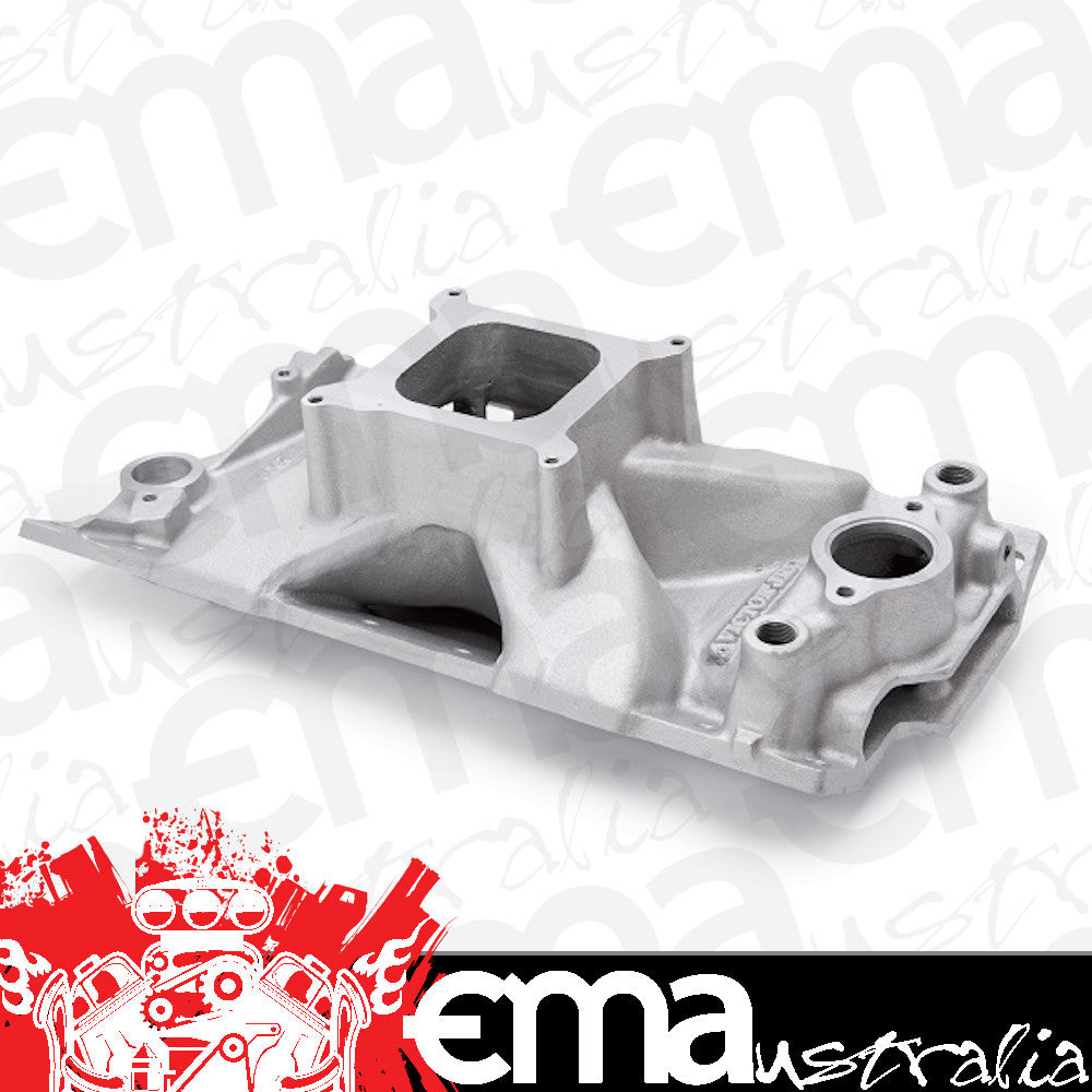 Edelbrock ED2999 Victor Jr. Intake Manifold Small Block Chevy 3500-8000 RPM Tall 1" Taller ED2999
