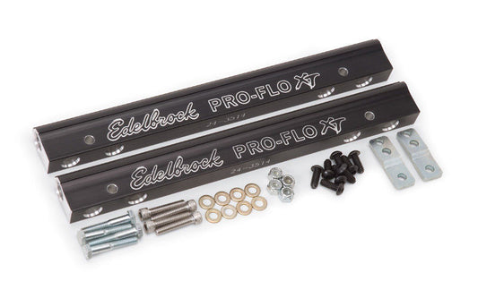 Edelbrock ED3627 Edelbrock Fuel Rail Kit suit Pro-Flo Xt Manifold Chev SB 3/8" NPT Inlet ED3627