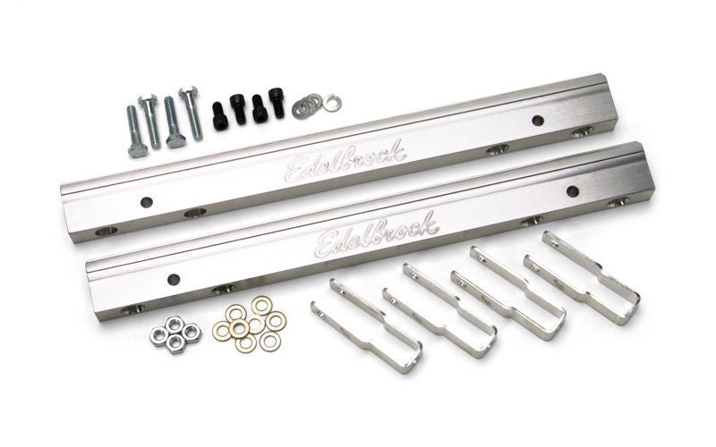 Edelbrock ED3633 Edelbrock Replacement Alloy Fuel Rail Kit for Chev BB Pro-Flo Efi Systems ED3633