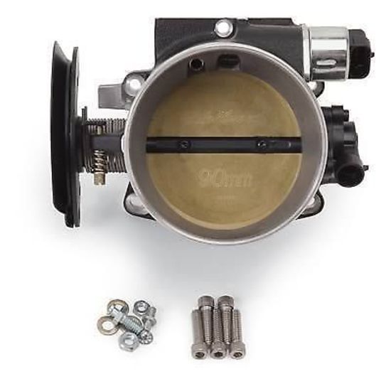 Edelbrock ED38693 Edelbrock Pro Flo Xt 90Mm Throttle Body Chev/Holden LS1 & LS2 Black ED38693