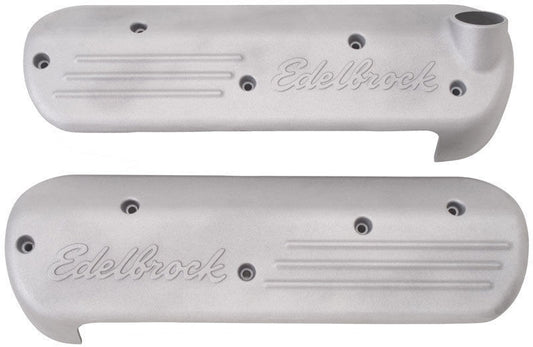 Edelbrock ED4118 Chev LS1/LS6 4.8L-6.0L Coil Covers Natural Cast Finish