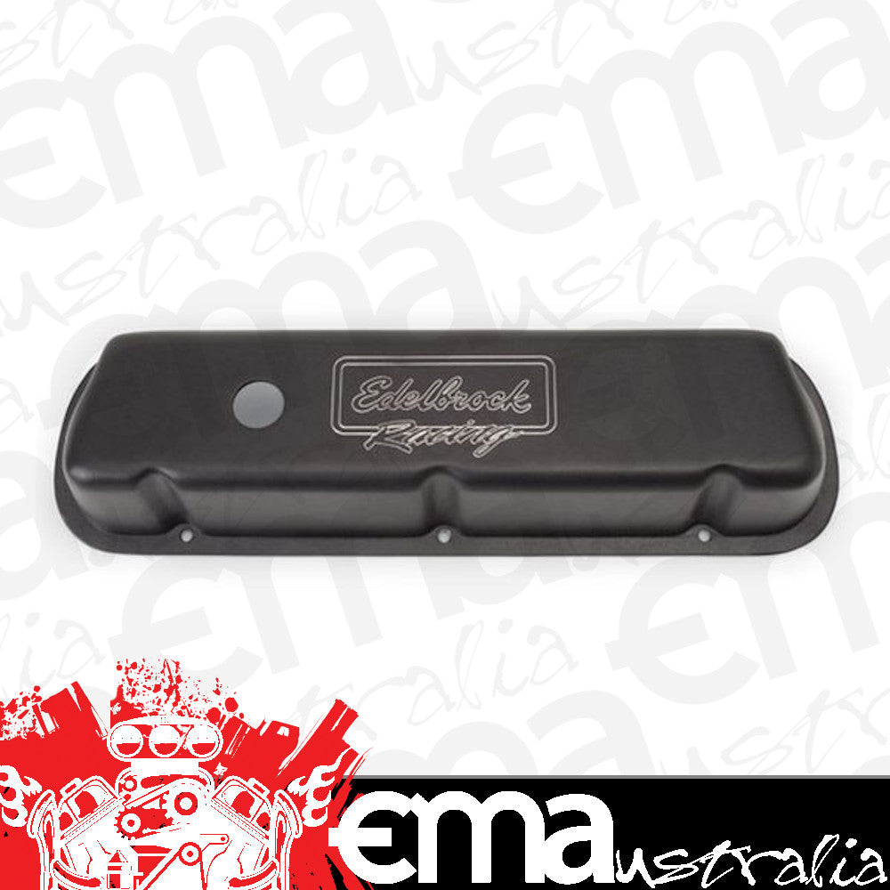 Edelbrock ED41253 Edelbrock Victor Series Valve Covers Ford Windsor 289-302-351 Black ED41253
