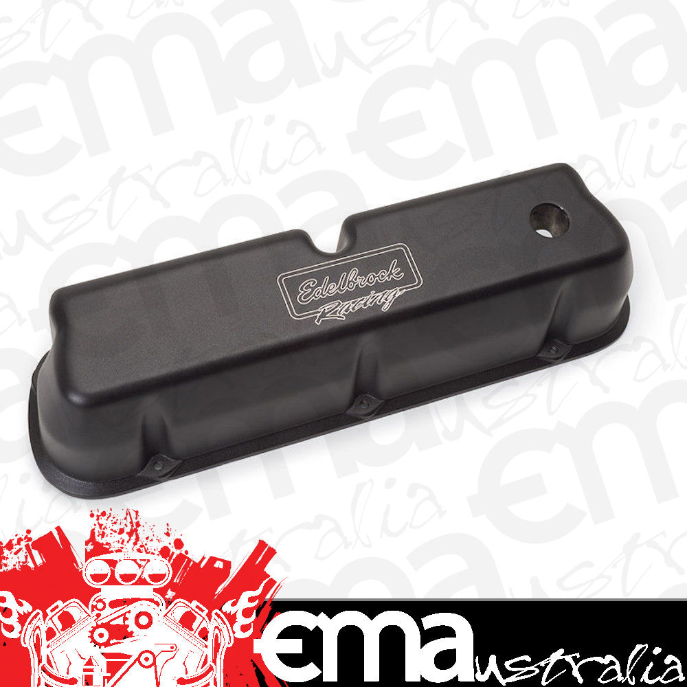 Edelbrock ED41263 Edelbrock Victor Series Tall Valve Covers ED41263 suit Ford Windsor 289-351 Blac