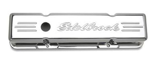 Edelbrock ED4171 Edelbrock Super Series Chev SB Valve Covers Permastar Finish ED4171