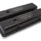 Edelbrock ED41713 Victor Series Valve Covers - Black Finish Small Block Chevy 262-400 Low Profile 2.50"Overall Ht. ED41713