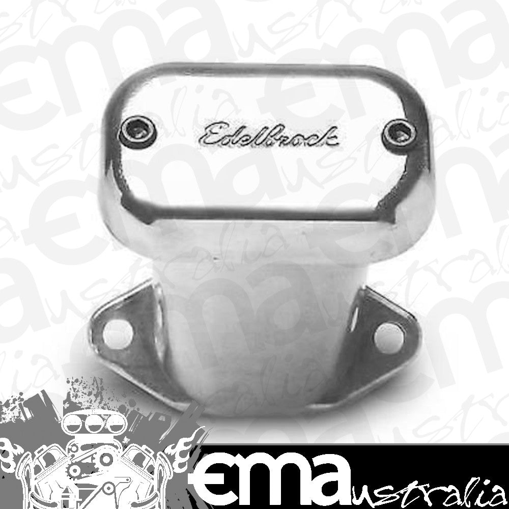 Edelbrock ED4203 Edelbrock Race Series Breather Polished Alloy 4-3/4" Tall Bolt On Type ED4203