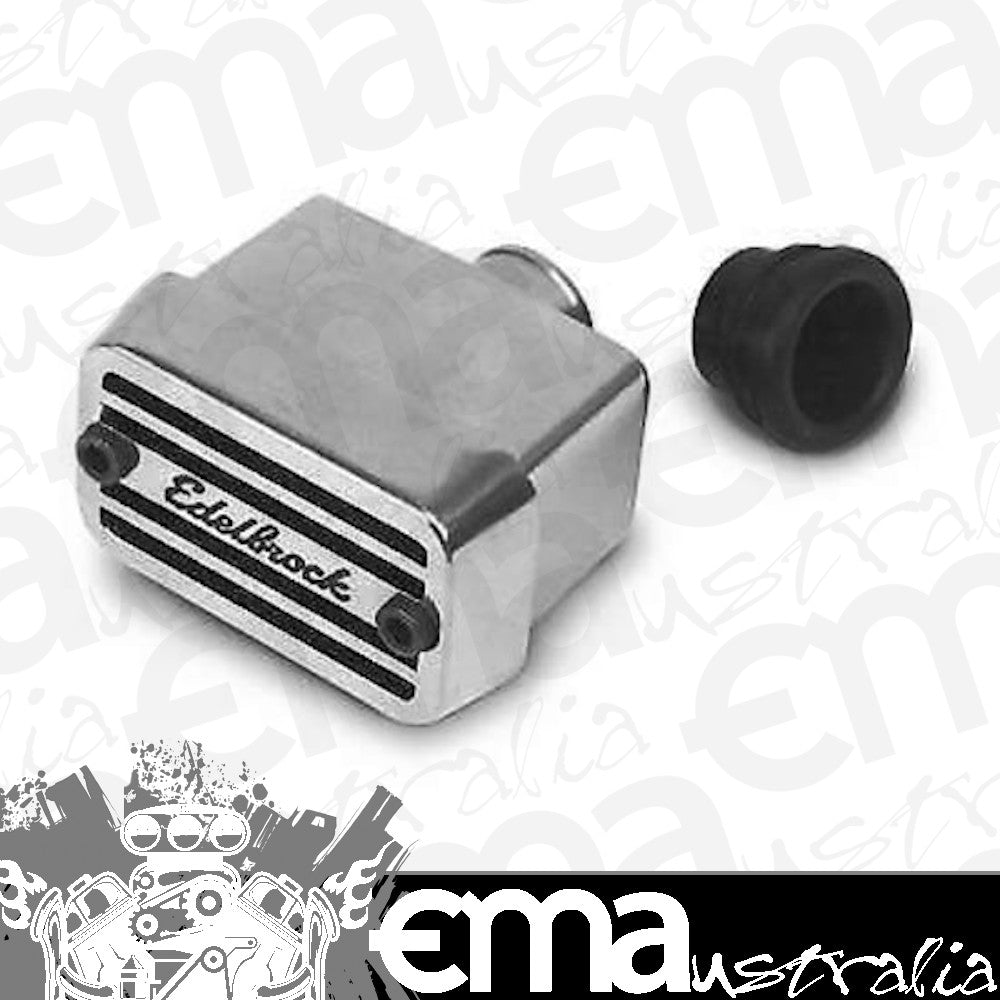Edelbrock ED4204 Elite Series Breather Rectangular Push-In Style