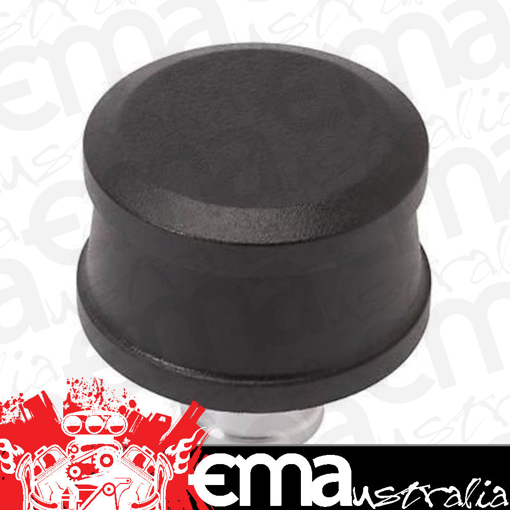 Edelbrock ED42133 Edelbrock Elite Series Valve Cover Breather Black Billet Fits 1.25" Hole ED42133