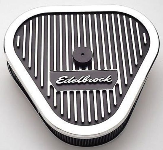 Edelbrock ED4222 Edelbrock Elite Series Triangular Air Cleaner 14-1/8"W X 13-3/8"L ED4222