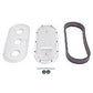 Edelbrock ED4239 Edelbrock Elite Series Oval Air Cleaner for Three 2-Barrel Carbs ED4239