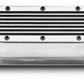 Edelbrock ED4244 Elite Series Valve Covers - Polished Finish Small Block Chevy Low Profile Without Logo 3" Overall Ht. ED4244