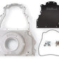 Edelbrock ED4255 Chev LS2 6.0L V8 2-Piece Timing Cover Front Mount Cam Sensor