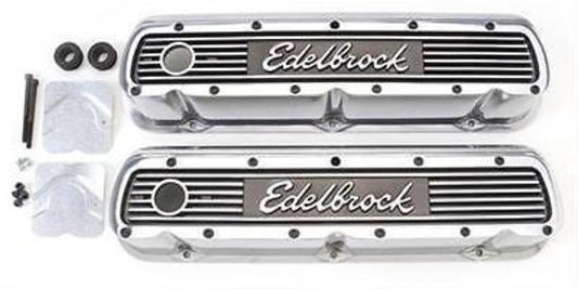 Edelbrock ED4260 Ford SB Ford Windsor 260-351 Tall Elite Series Valve Covers