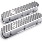 Edelbrock ED4264 Elite 2 Series Tall Valve Covers - Polished suit SB Ford 289-302-351 Windsor W/ Edelbrock Logo ED4264