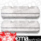 Edelbrock ED4267 Ford 351C Racing Valve Covers w/ Logo Sand Cast Aluminium