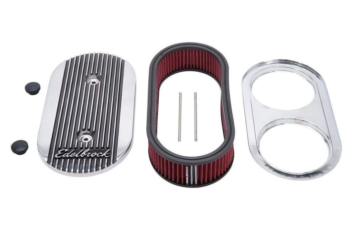 Edelbrock 4272 Elite II Air Cleaner #4272 with washable filter, polished finish