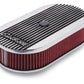 Edelbrock ED4273 Elite Series II Oval Air Cleaner Polished for Single Carb