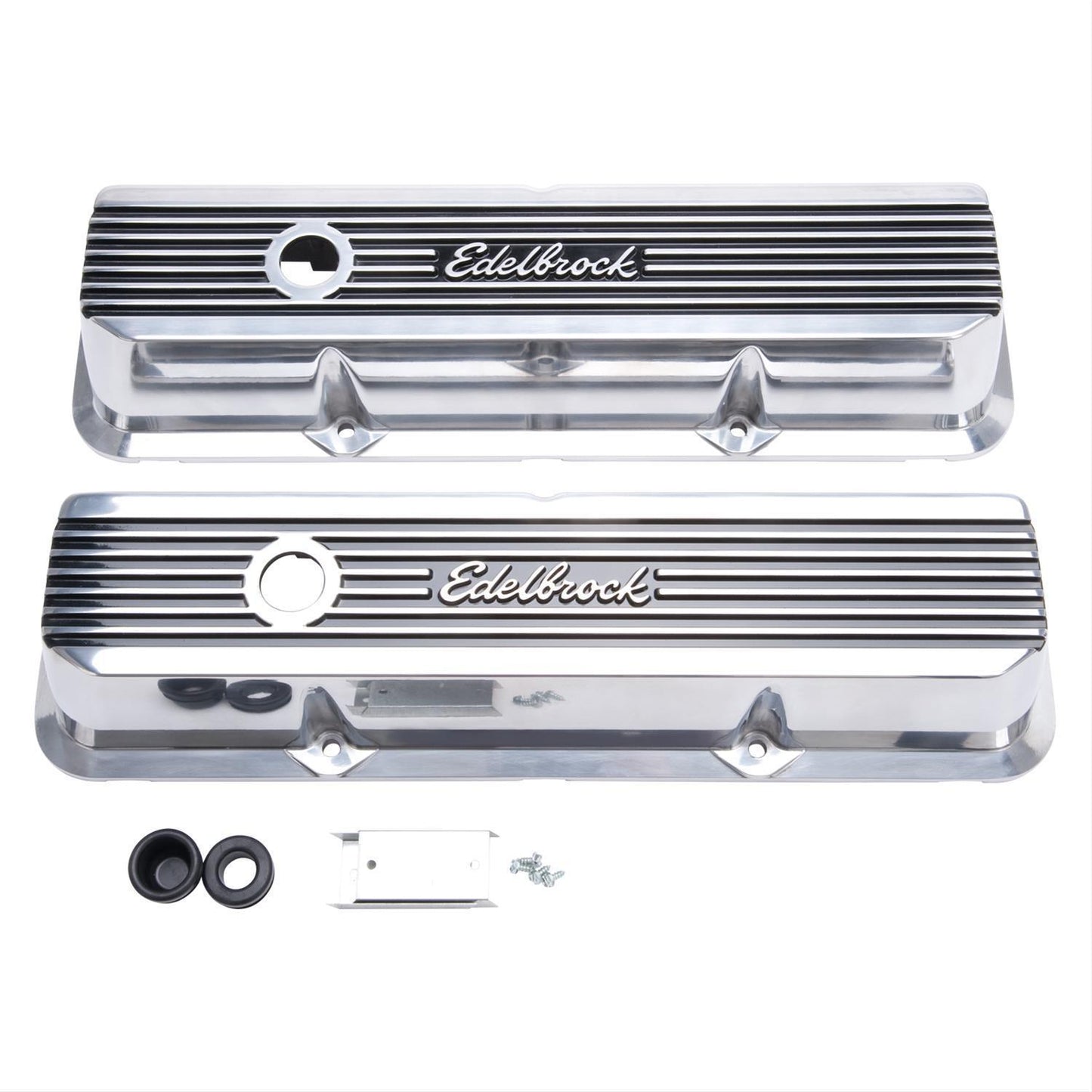 Edelbrock ED4277 Edelbrock Elite II Series Alloy Valve Covers ED4277 suit Ford BB Fe 352-428Ci