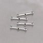 Edelbrock ED4404 Chrome Hold-down tab kit (Small Block Chevy, 4 pieces)