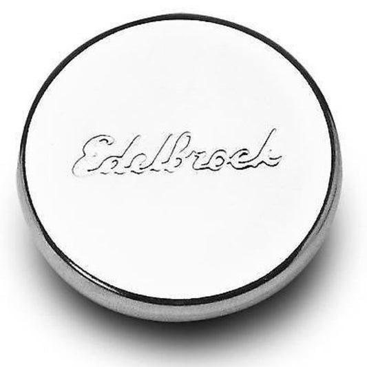 Edelbrock ED4415 Edelbrock Chrome Oil Fill Hole Plug Fits 1-1/4" Diameter Hole ED4415