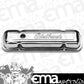 Edelbrock ED4456 Signature Series Chrome Valve Covers Pontiac 301-326-350-389-400-421-455 V8 - '62-79 No Baffle 3" Overall Height ED4456