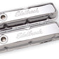 Edelbrock ED4460 Signature Series Chrome Valve Covers Ford 260-289-302 W Not Boss And 351W, 3.7" Overall Height ED4460
