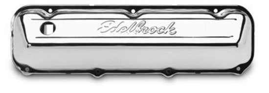 Edelbrock ED4463 Signature Series Chrome Valve Covers Ford 429-460 3.6" Overall Height ED4463