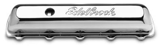 Edelbrock ED4485 Oldsmobile 350-455 V8 Signature Series Chrome Valve Covers