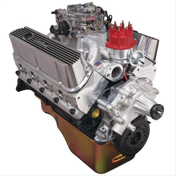 Edelbrock ED45260 Ford 347CI Windsor Crate Engine 438HP 413FT/LB Satin Finish