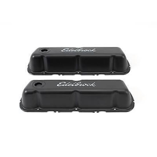 Edelbrock ED4603 Ford Windsor Valve Covers Black