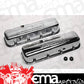 Edelbrock ED4680 Chevrolet 396-454 V8 '65-on Signature Series Valve Covers Chrome