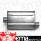 Edelbrock ED55752 Muffler 2.50" S/S Offset In Center Out Edelbrock 55752