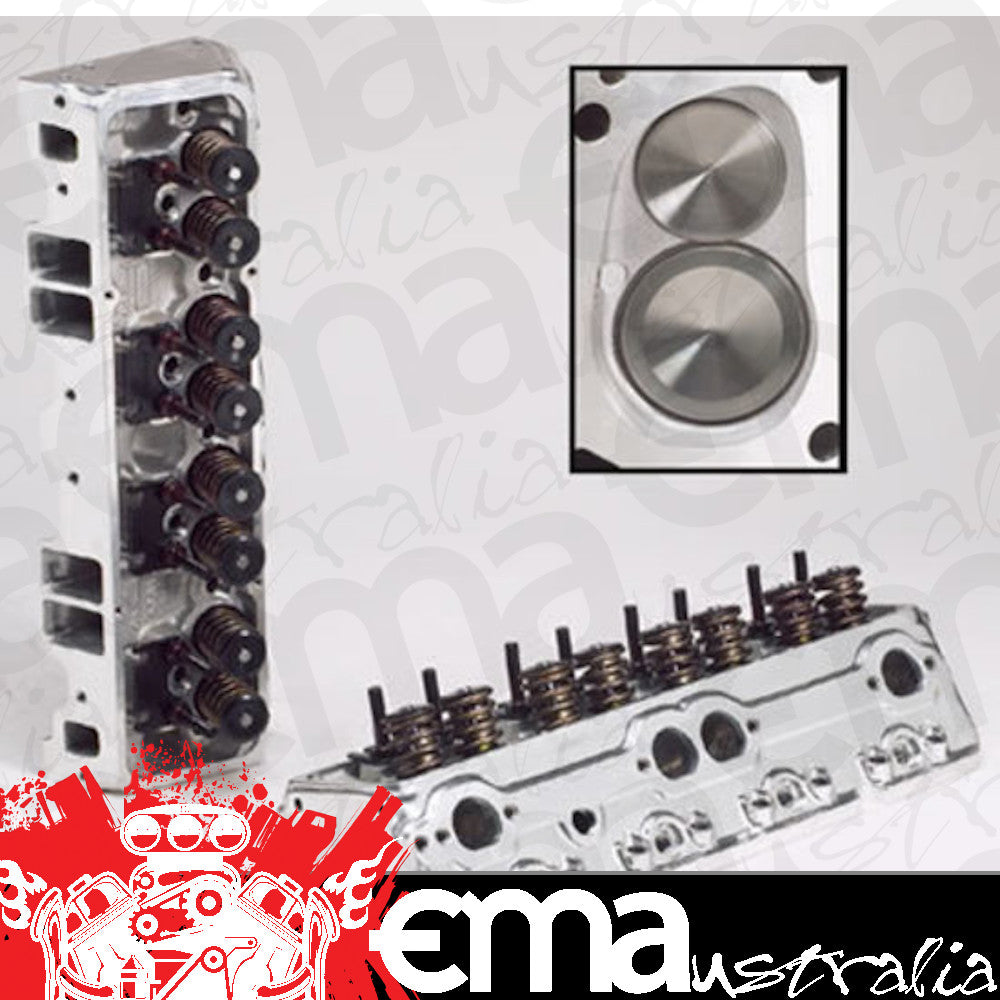 Edelbrock ED607319 Chev 302 327 350 400 Polished Performer RPM Cylinder Head (each)