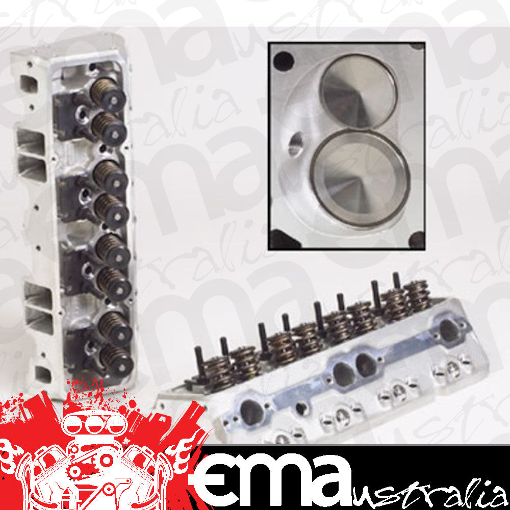 Edelbrock ED60899 Chev SB 302-400 Performer RPM 185cc Alloy Cylinder Heads (each)