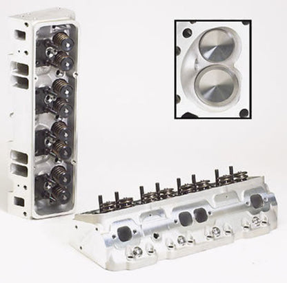 Edelbrock ED60979 Chev SB 302-400 64cc/170cc E-Tec Alloy Cylinder Heads (each)